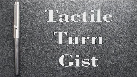 Tactile Turn Gist Review...and a giveaway