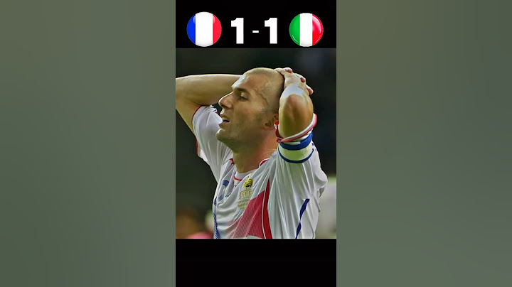 Italy vs France World Cup 2006