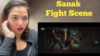 Sanak Action Sequence | Sanak Fight Scene | physiotherapy Room | Reaction | Vidyut Jammwal