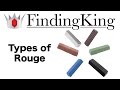 What are the different types of rouge?