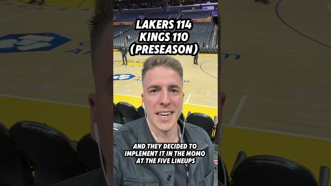 Three takeaways from the Lakers’ preseason win over the Kings