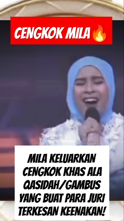So good! Mila's signature qasidah/gambus style cengkok impressed the judges! #da7 #indosiar