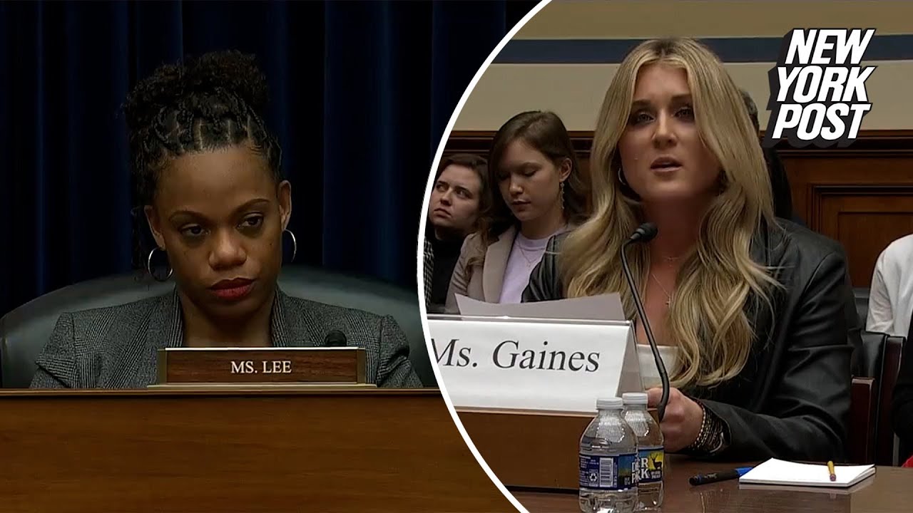 Riley Gaines fires back at Dem who wanted swimmer’s ‘transphobic’ remarks stricken from record