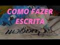 Como fazer tatuagem escrita - passo a passo