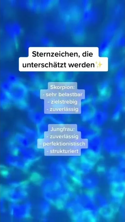 Welche Sternzeichen werden unterschätzt?