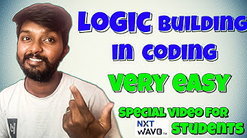 Logic Building in Coding Very Easy explained in Telugu  by shiva prasad m  #logicbuilding