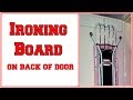 Ironing Board on Back of Door Ironing Board on Back of Door