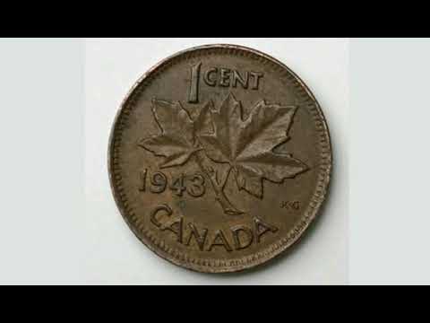 1 CENT 1943 CANADA Coin VALUE