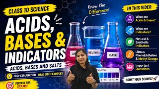 Acids, Bases & Indicators Explained | Class 10 Science Chapter 2 | CBSE 2026-27 | NCERT | ICSE | HBS