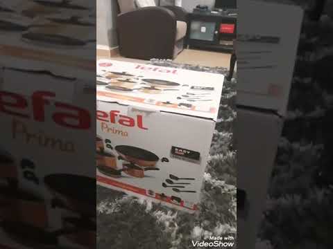 Unboxing Tefal prima 15 piece non stick utensils