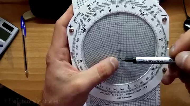 CRP-5  * HOW TO *  find Wind Direction and Velocity  [ Given HDG,TAS,TRACK,GS ]