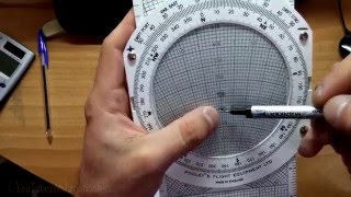 CRP-5  * HOW TO *  find Wind Direction and Velocity  [ Given HDG,TAS,TRACK,GS ]