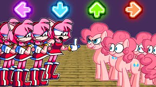 FNF Character Test | Gameplay VS Minecraft Animation | Amy VS Pinkie Pie + Cupcakes HD (FNF Mod)