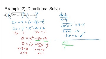 Lesson 5 4  Solving Radical Equations