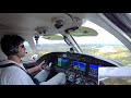 Flying A Private Jet Up the California Coast!