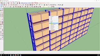 How to Create Your 3D Pallet Rack in Sketchup within 5 minutes?