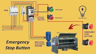 function and installation method of the emergency button switch