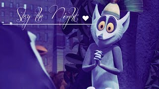 skipper & king julien || stay the night