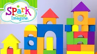 UNBOXING SPARK 150 FOAM BUILDING BLOCKS - SAFE AND SOFT BLOCKS TO BUILD MULTI-COLORED STRUCTURES screenshot 5