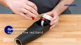 DynamicArm - Replacing the red band clamp | Ottobock Professionals