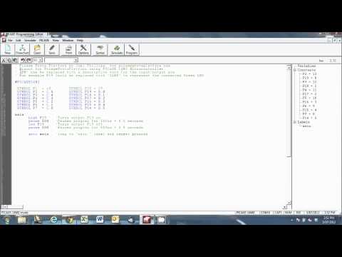 PicaxeProtoPlatform MotherBoard Test Program