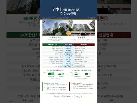 7억대 서울 Entry 대단지 아파트