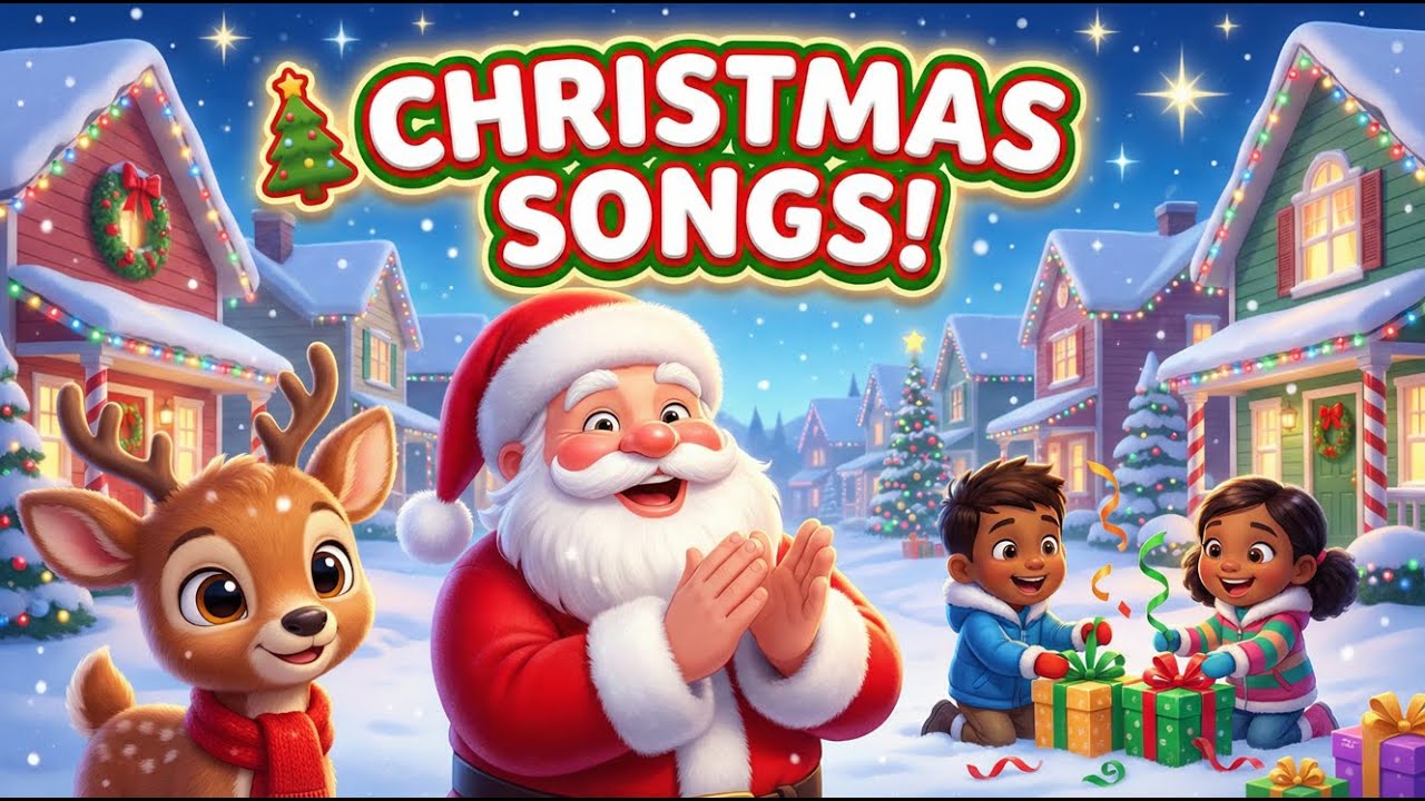 Christmas Songs for Kids 🎄 Dance Along to Jingle Jolly & More! - YouTube