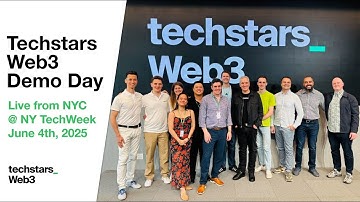 Techstars Web3 Demo Day NYC 2025 Full Video | NY Tech Week Startup Pitches