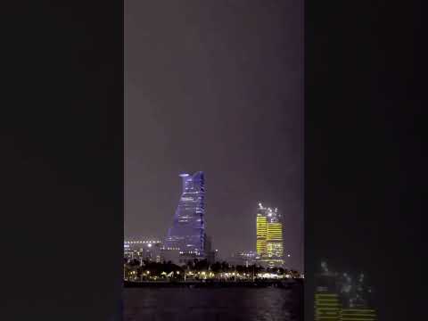 جدة تبرق وترعد جدة الأن  جده مطر