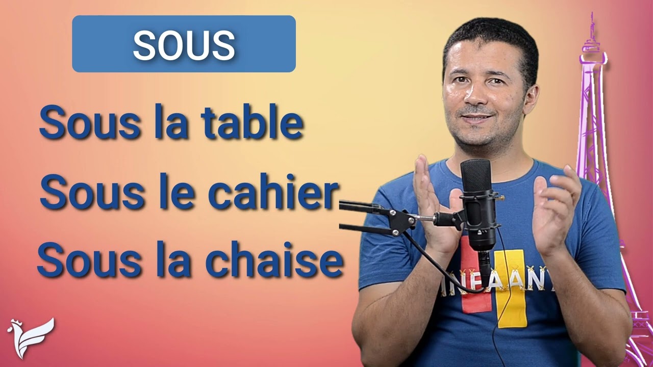 حروف جر المكان بالفرنسية les prépositions de lieu كورس الفرنسية للأطفال المستوى الأول A1.1 فرنشاوي