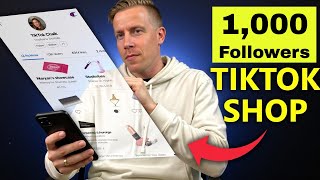 How to get 1,000 Followers FAST to be TikTok Shop Affiliate