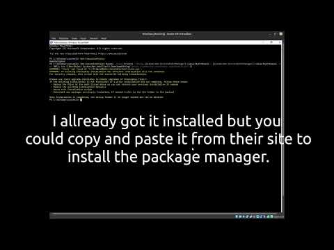 Microsoft Powershell - Install software with Chocolatey.