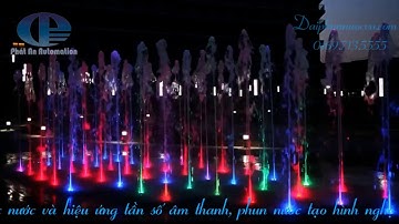 Thi công hệ thống nhạc nước nghệ thuật âm sàn