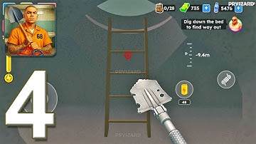 Prison Escape: Dig & Run - Gameplay Walkthrough Part 4 - Escape From Prison (iOS, Android)