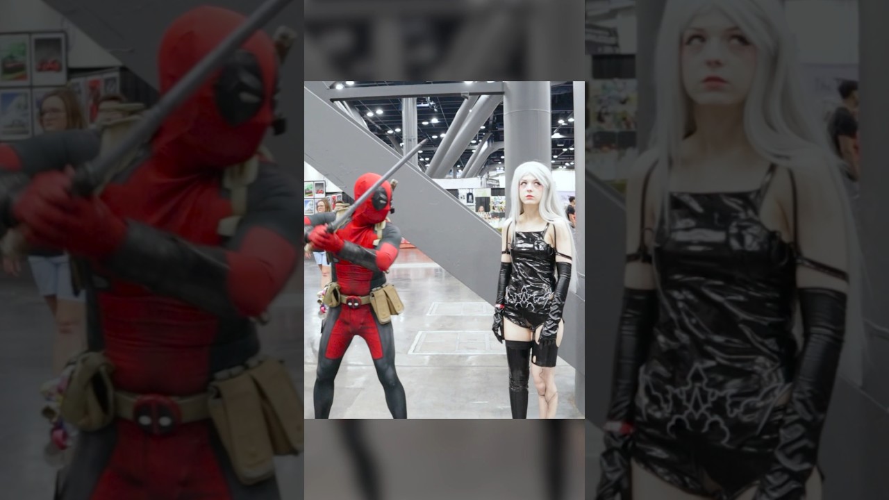 Deadpool vs A2 😤 #deadpool #nierautomata #cosplay