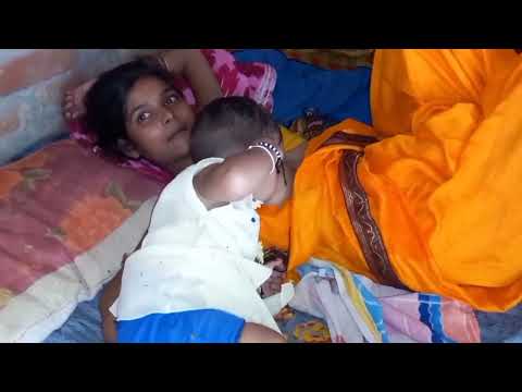 Baby feeding | Breastfeeding Vlogs Indian Village Mom