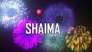 ♪♪ Happy Birtay Shaima ♪♪