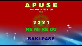 #not apuse ( angka ) - lagu daerah irian jaya