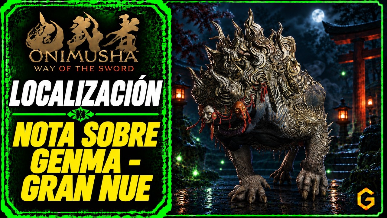 Nota sobre Genma de Gran Nue en Onimusha: Way of the Sword