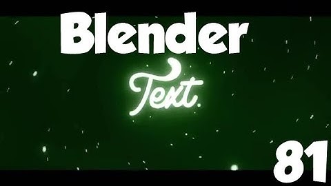 ¤ Awesome Intro Template [ Blender ] ¤ IT #81 ¤
