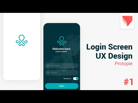 Login Screen UX Design with ProtoPie | Part 1