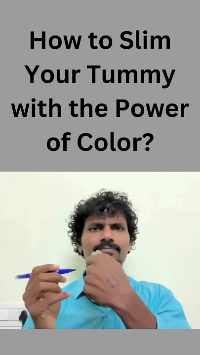How to Slim Your Tummy with the Power of Color?