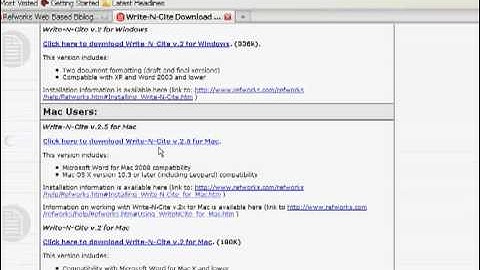 RefWorks Part 6 Installing Write-N-Cite: Drexel University Health Sciences Libraries