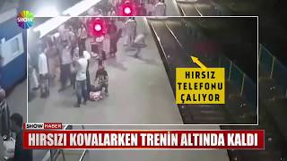 Hırsızı Kovalarken Trenin Altında Kaldı