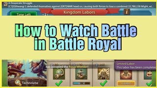 View Ongoing Battles In Battle Royal screenshot 4