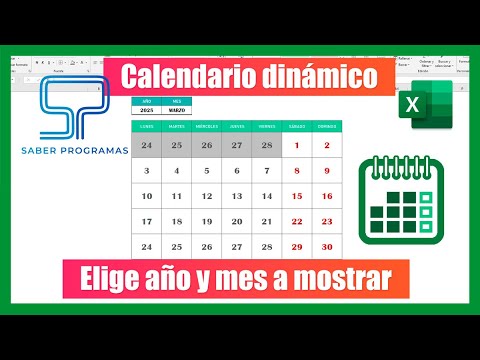 📆 CALENDARIO PERPETUO en Excel sin macros | 📅 Calendario dinámico