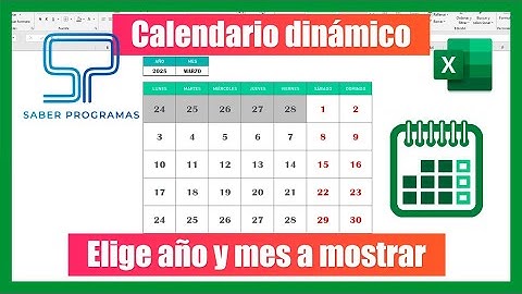 📆 CALENDARIO PERPETUO en Excel sin macros | 📅 Calendario dinámico