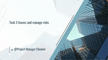 Task 3 Assess and manage risks