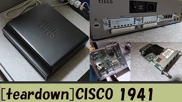 Cisco 1941 Router disassemble and assemble