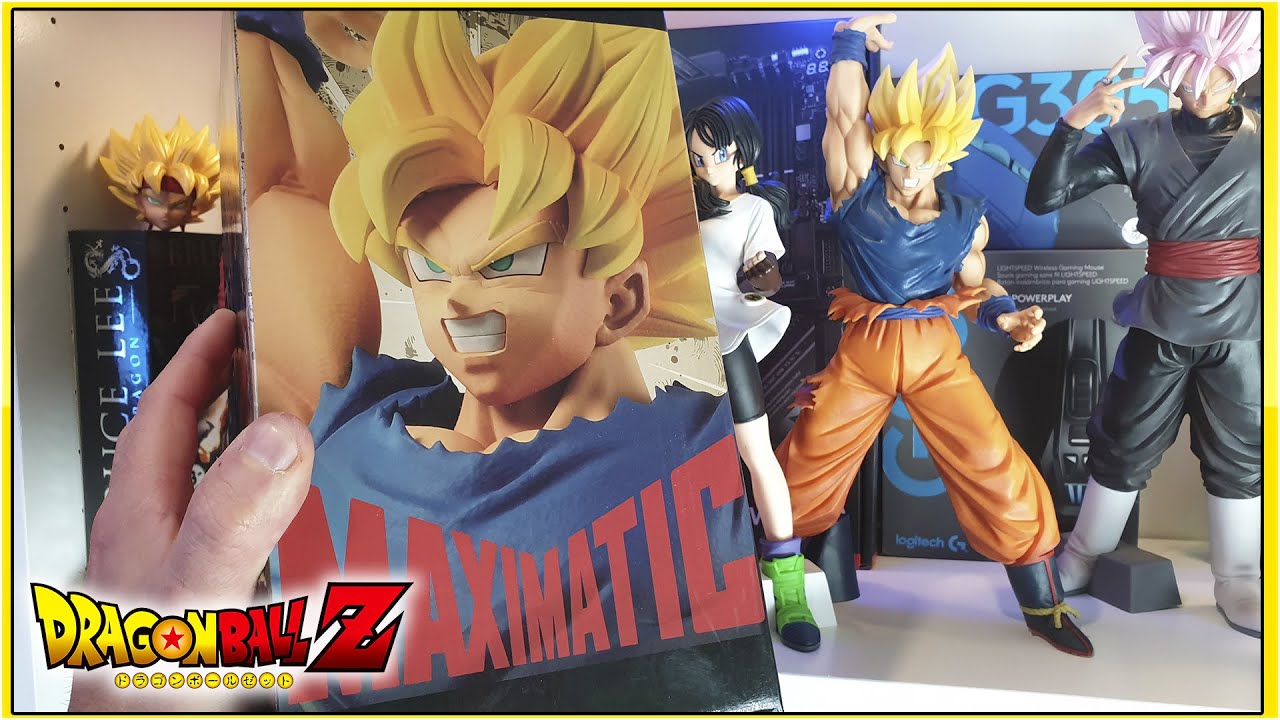 KLZO Dragon Ball Z Maximatic The Son Goku 4 Figure, 25cm, Merry Christmas  Decoraion and Gift 